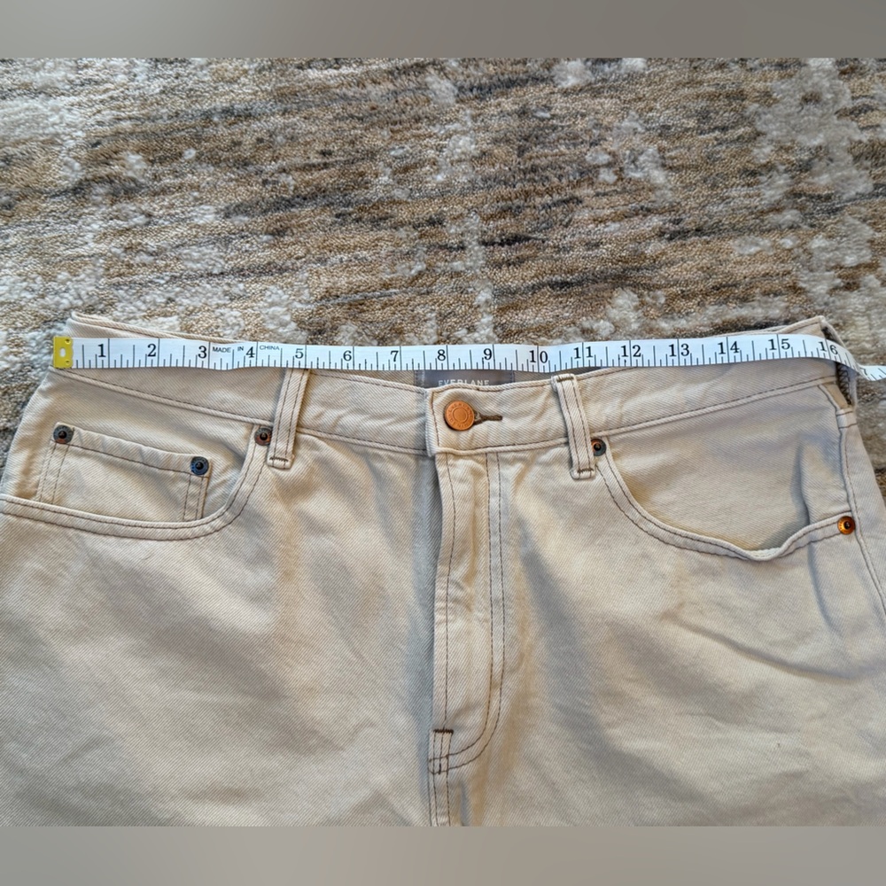 Everlane Tan Jean Shorts for Women Size 30 - Picture 5 of 8